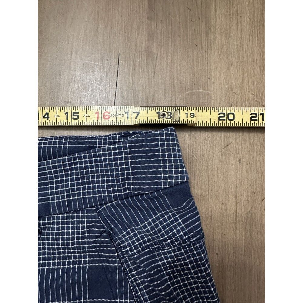 Lululemon Shorts Mens 36 Kahuna Golf Short Blue White Check Plaid Pockets - Picture 3 of 5